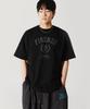 PEACE MAKER Vintage Florence Lily Short Sleeve T-Shirt (Black)