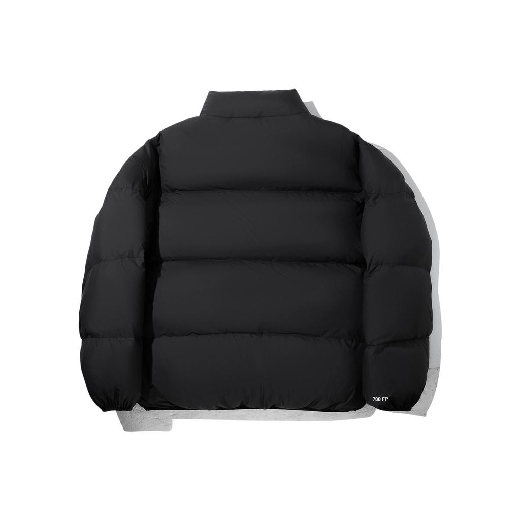 Li Ning Trendy Sports Series Minimalist Casual Fashion Stand Collar Loose Short Versatile Down Jacket Men Outerwear AYMV541-2