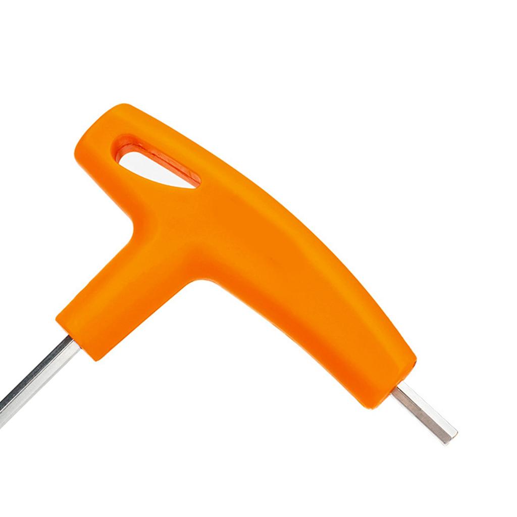 T-håndtak pipeverktøy innebygd hemmelig eikenøkkel reparasjonsverktøy for sykkel motorsykkel firkantet hull (3,2 MM)