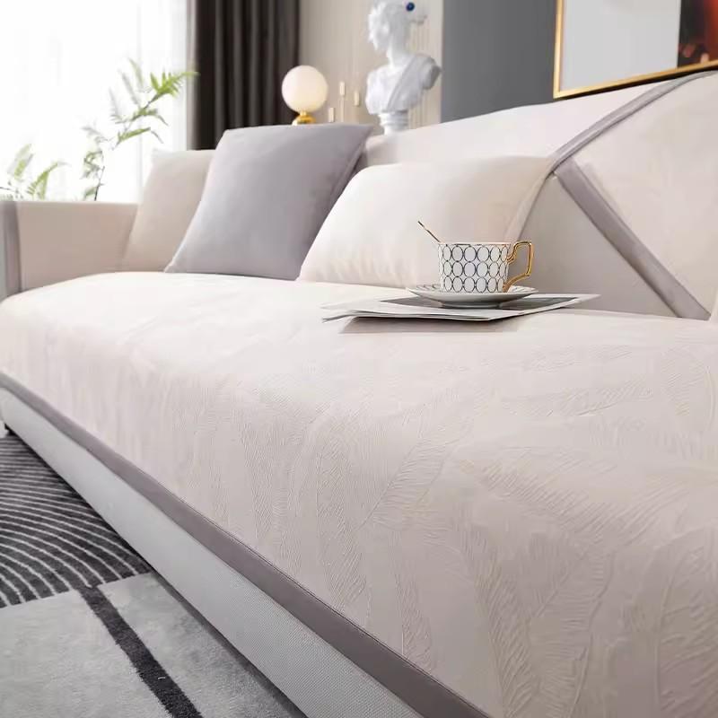 Sofa Cushion Four Seasons Universal Non-Slip Simple Modern Waffle Small Fresh Cushion Backrest Sofa Cover Cover Cloth