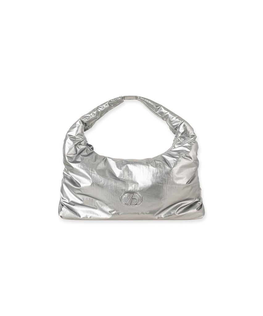 Abeehums Glossy Mini Tote Bag Abh348-702 Silver