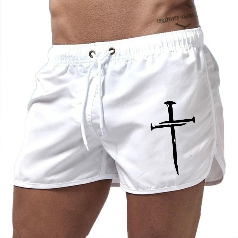 Summer Men's Beach Shorts 2025 Beach Trunks Gym Jogging Casual Pants Quick Drying Swimming Homme Surf Ventilate Seaside Shorts