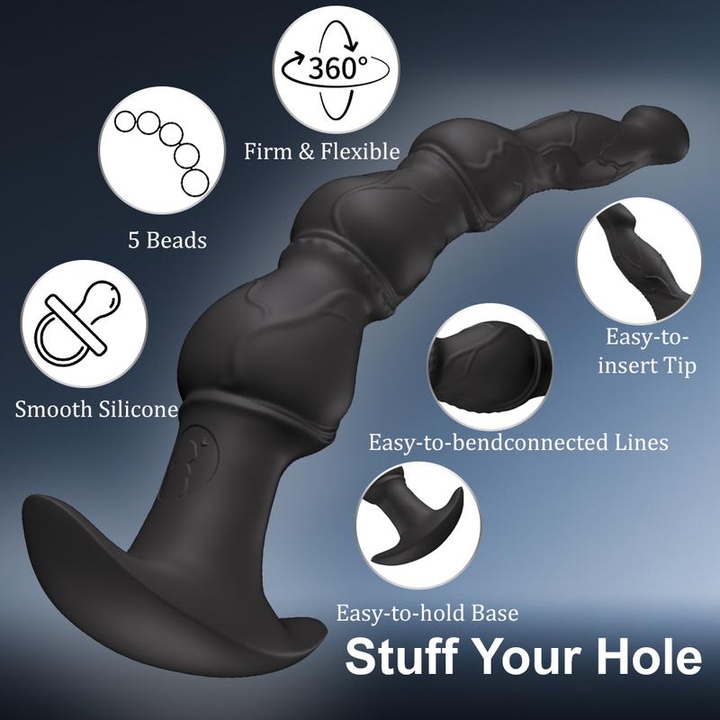 Silicone Anal Butt Plug Prostate Massage Huge Anal Dildo with Flared Base Premium Training Sets Adult Sex Toys for Women Men