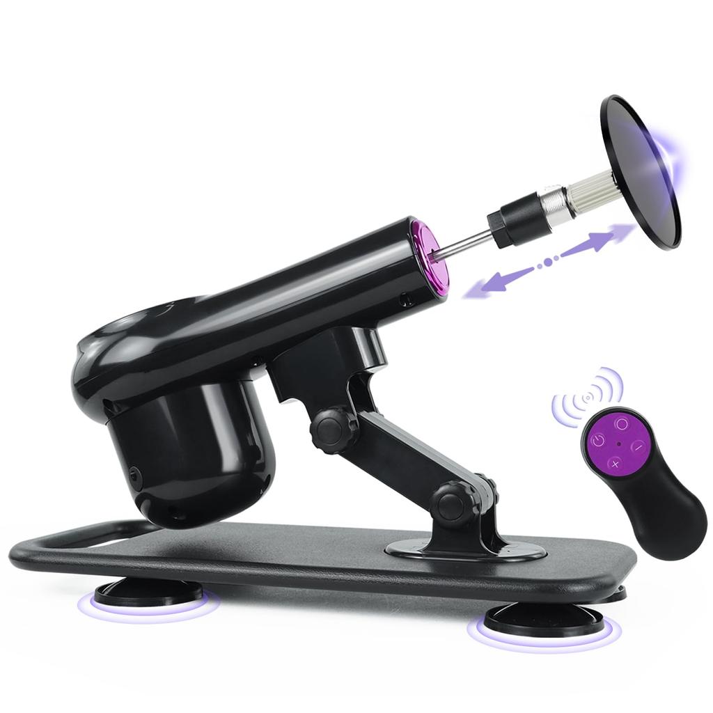 ANSEUNG Piston Dildo Piston Machine Electric Piston Machine Dildo Piston Suction Accessories Sold as a Set Piston Machine 21 Level Adjustable Remote