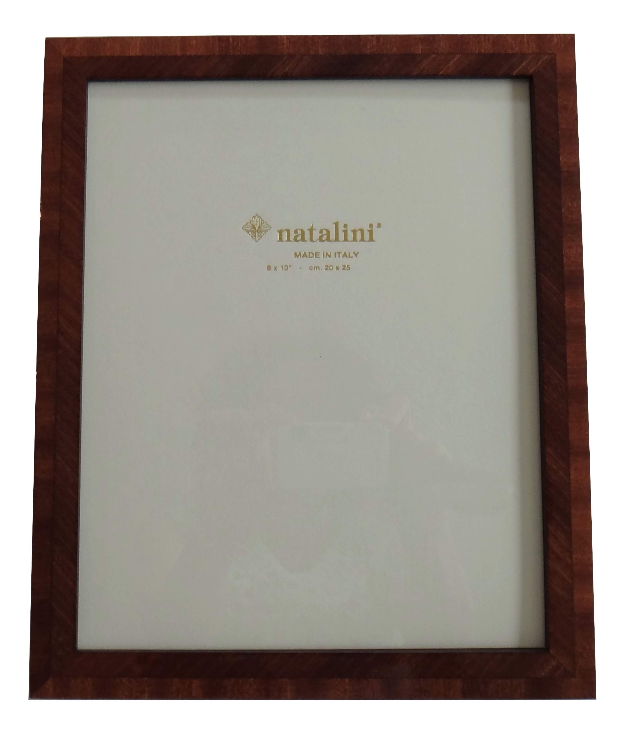 

natalini Photo Frame Wooden Inlaid Picture Frame Made in Italy 20 x 25cm Mogano Mahogany Extra Large 6-Cut
