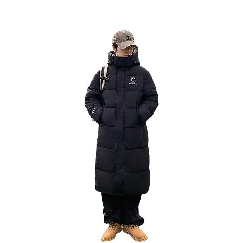 2025 new long down cotton jacket women's winter couple over the knee warm padded jacket loose plus size cotton jacket thick coat