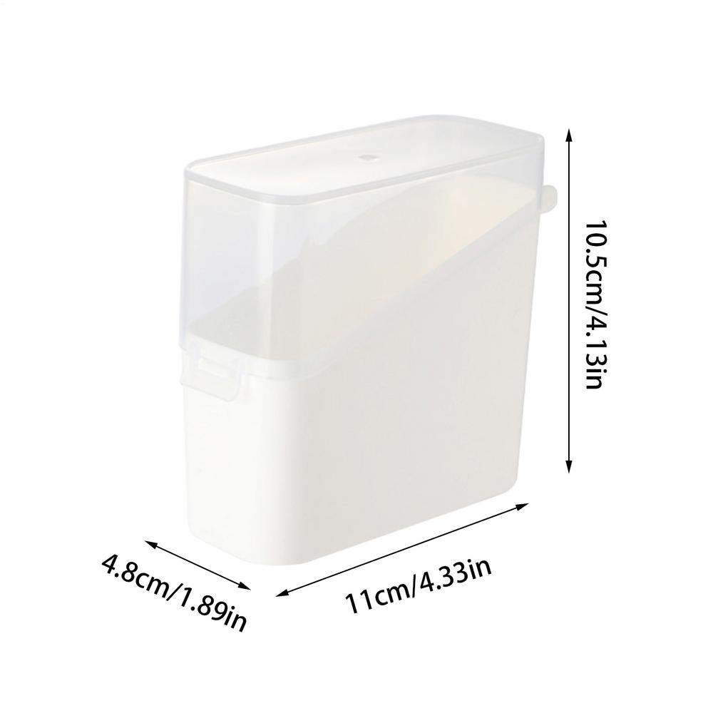 

Cheese Storage Box Leakproof Non-Slip Organizer Holder With Lid Cheese Keeper for Refrigerator for Kitchen Home Dormitory Hotel