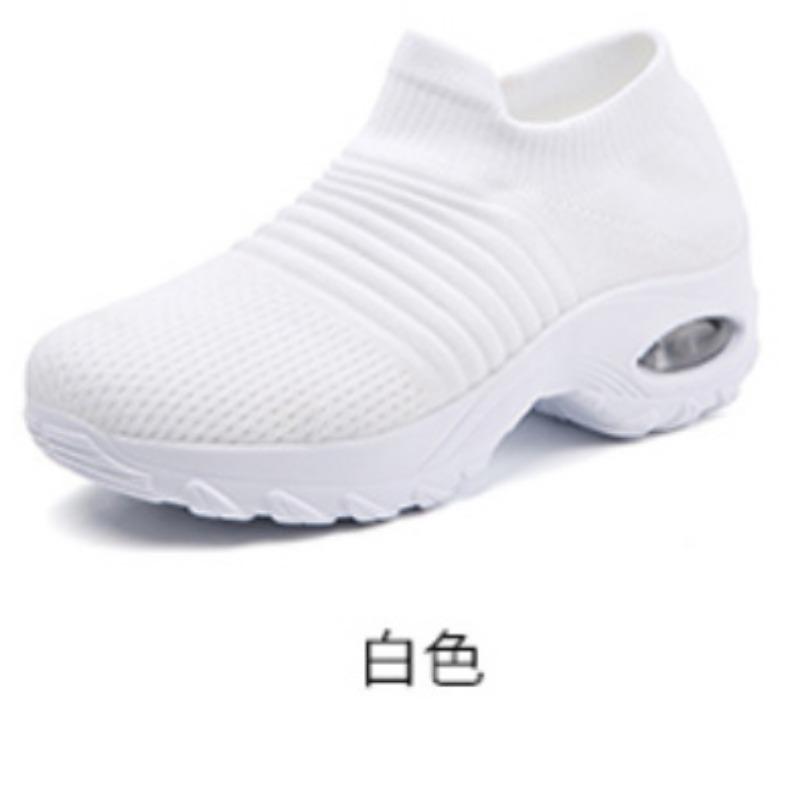 

Женская обувь, настоящая воздушная подушка, спортивная обувь, увеличивающая рост, качающиеся туфли, покатые каблуки, носки, обувь 44