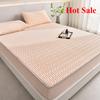 Summer simple latex mat three-piece set household summer thickened mattress ice silk latex mat solid color simple