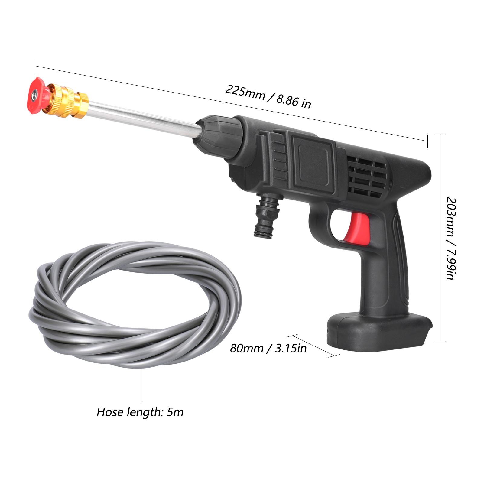 

18 В бытовой беспроводной инструмент для мойки автомобилей высокого давления портативная машина для чистки автомобилей автомобиль 2pcs batteries US Plug разноцветный