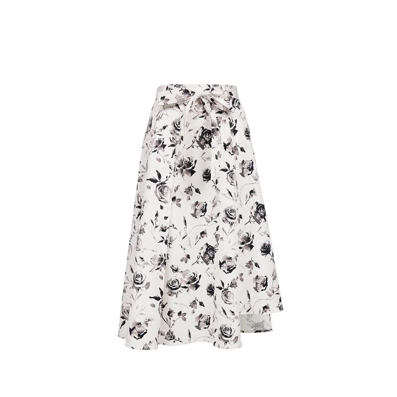 VEROMODA Retro Print A-line Skirt