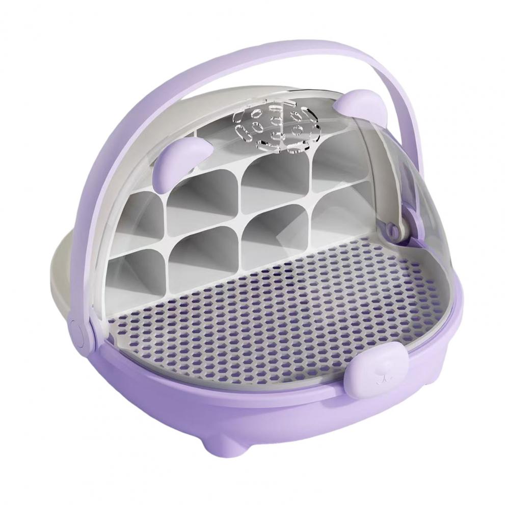 

Silkworm Rearing Kit Silk Worm Breeding Box Transparent Silkworm Breeding Box with Handle for Easy for Silk for Breeding