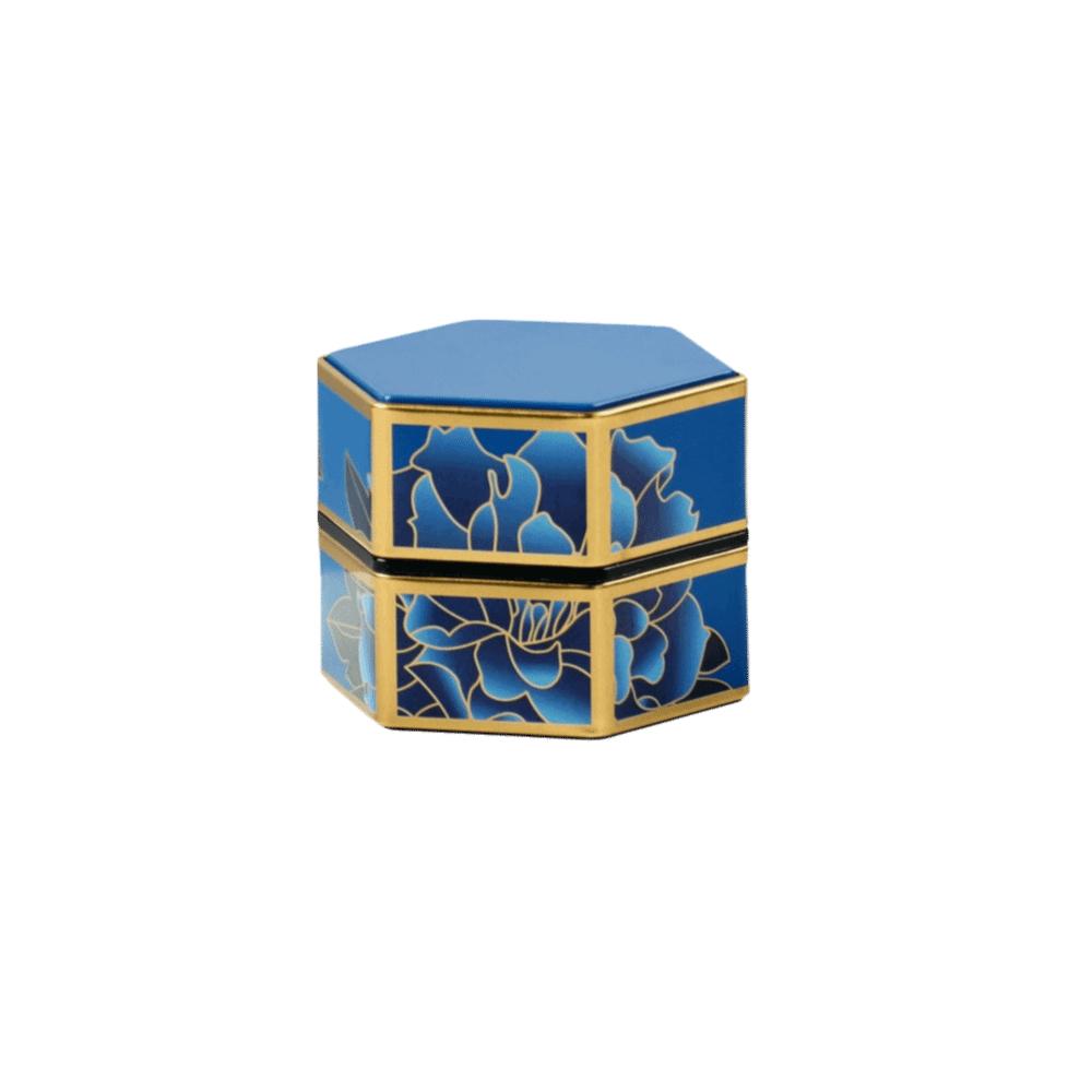 Creative Hexagonal Tea Box Sealed Tinplate Tea Storage Tank Small Tea Storage Container Tea Set Accessories