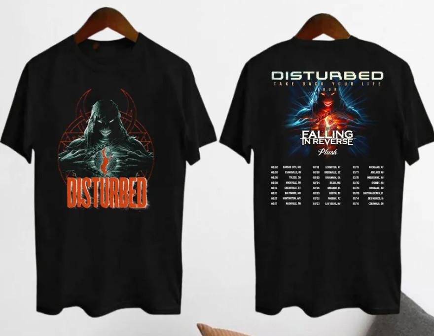 Disturbed Graphic Shirt, Disturbed Take Back Your Life T-Shirt shirt XXL