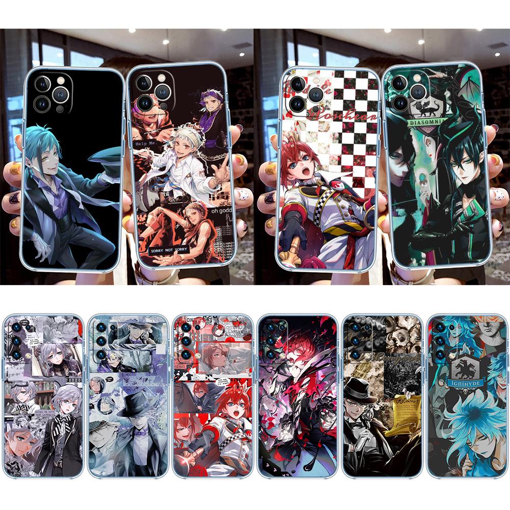Disney Twisted Wonderland Transparente Handyhülle für Samsung Galaxy A04 A04S A14 A23 A34 A54 M23 M33 M52 M53