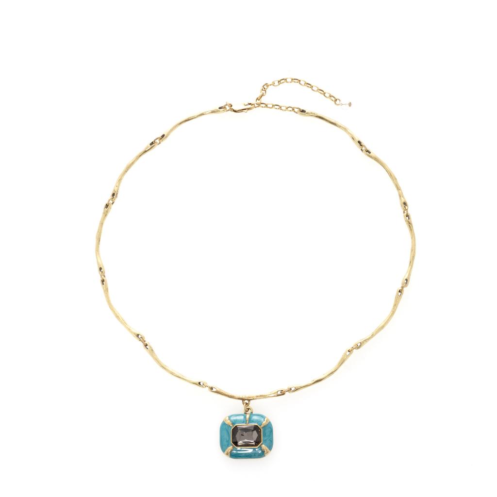 Retro Light Luxury High-End E-Commerce Jewelry Devil'S Eye Long Gold Women'S Necklace Earrings