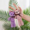 Plush Stuffed Bear 16cm Stuffed Animal Toy Birthday Gift Pineapple Bear Doll Keychain