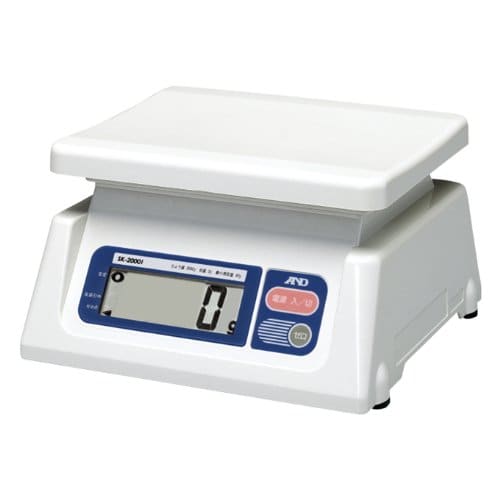 A&D Certified for Trade Digital Scale SK-2000i-A4 (Capacity: 2000g, Minimum Display: 2g (Usable Range: 40g-2000g), Pan Dimensions: 230(W) X 190(D)mm,