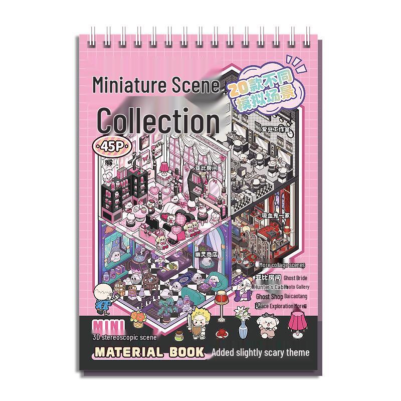 Tirador Cottage Girl Scary Scene Stickers: DIY Journal & Toy Collection