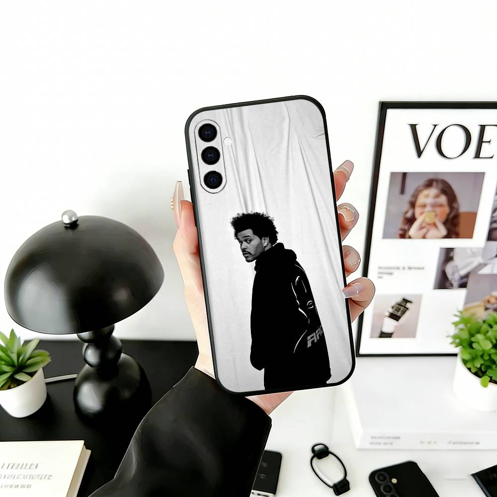 T-The W-W Phone Case Black Silicone Soft For Samsung Galaxy A73,A72,A71,A70,A53,A52,A51