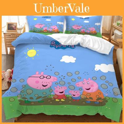 High Definition Digital Print 3 Piece Bedding Set For Us Size Bed Sheet