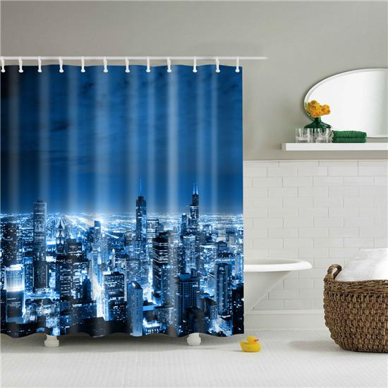Vintage Style Paris Style Tower Retro Bathroom Shower Curtain Fabric Waterproof Polyester Cortina Ducha 180X180cm