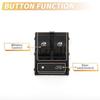 Power Window Switch Triple Button For Fiat Ducato Doblo Citroen Relay Jumper Peugeot Boxer 2006 - 2014 735421419 735487419