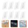 8 Pcs Shelf Holder Cabinet Pin Support Pegs Floating Shelves Brackets Clear Nails for