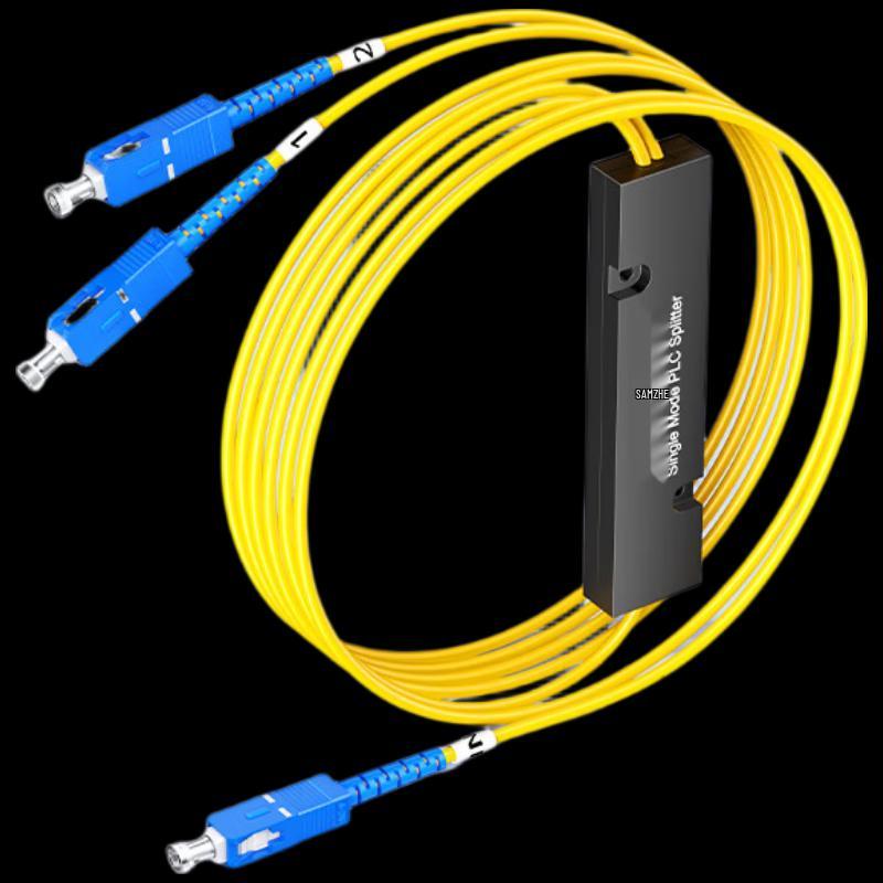 Shanze 1x2 Single-Mode SC/UPC Fiber Optic Splitter