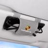 ABJJ1 Auto Sonnenblende Brillenetui Sonnenbrillen Aufbewahrungsbox Clips Für Porsche Cayenne Panamera Macan Boxster 911 Carrera 928 944