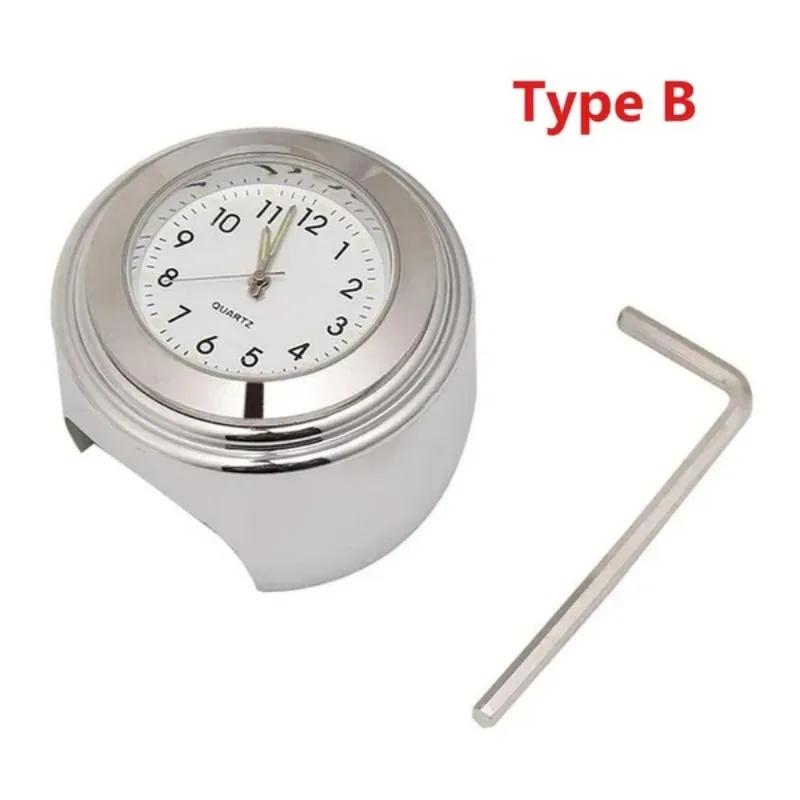 1 Set 18-22mm Motorrad Uhr Mini Quarz Uhr Wasserdicht Lenker Halterung Uhr Motorrad Fahrplan Uhr