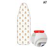 Ironing Board Cover Scorch Resistant Premium Cotton Padding Anti-Slip Washable Reusable Cover for Home Laundry Room Use