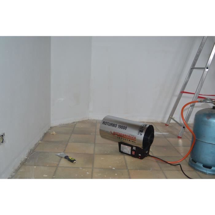 Hot Air Generator - ROTHENBERGER - Roturbo 19000 - 18.5 kW - Low - Grey