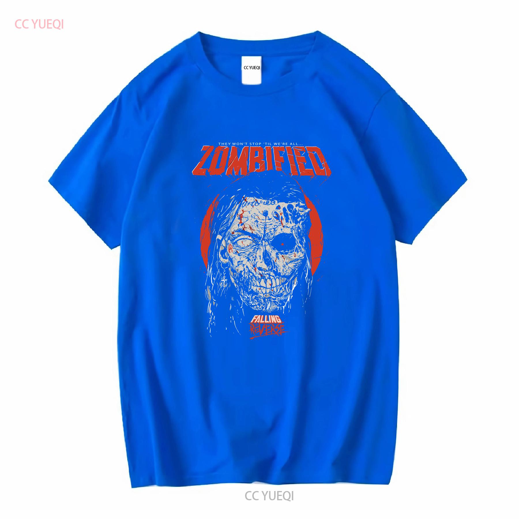 Falling In Reverse Zombified T Shirt HL79643 vintage Washed Soft designer clothes Breathable homme fashion Unisex Stylish S
