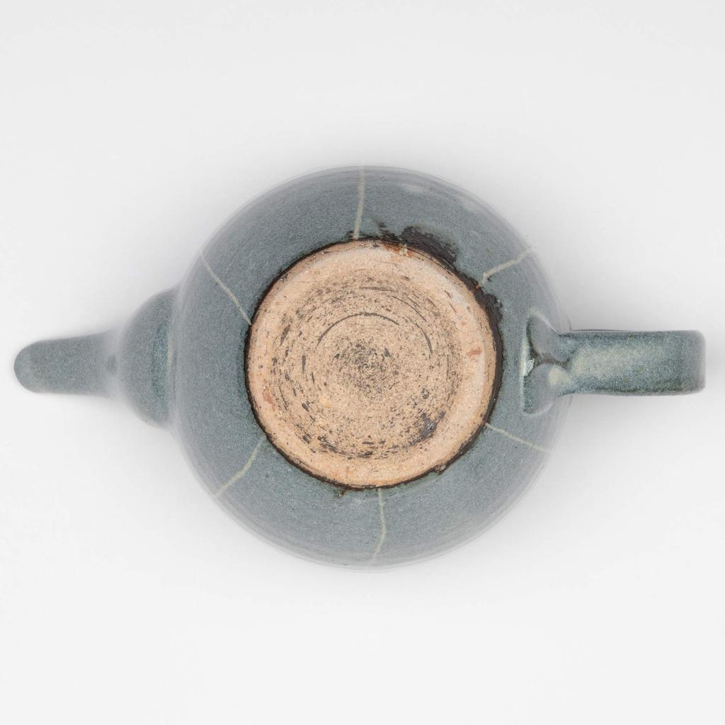 Marui Seito Shigaraki Ware Hechimon Pot, Medium Blue, Made in Japan, MR-3-3501, 450ml