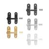 Secure Zinc Alloy Door Lock Latches Easy Installation Designs Accessory for Interior Exterior Door Rustproof Use