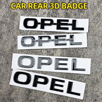 3D Letter ABS Car Rear Trunk Emblem Badge Accessories For Insignia Astra J F Antara Meriva Zafira H G Corsa Vectra OPC
