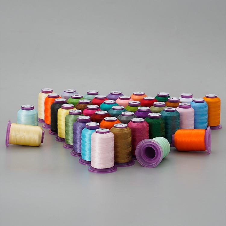 36 Color Embroidery Thread Set Hand Embroidery Threads 120D High Gloss Polyester Embroidery Thread 550 Yards