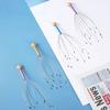 2PC Head Massager Octopus Five Claw Scalp Meridian Massage Claw Therapy Scratching Tool Soul Extractor Random Color