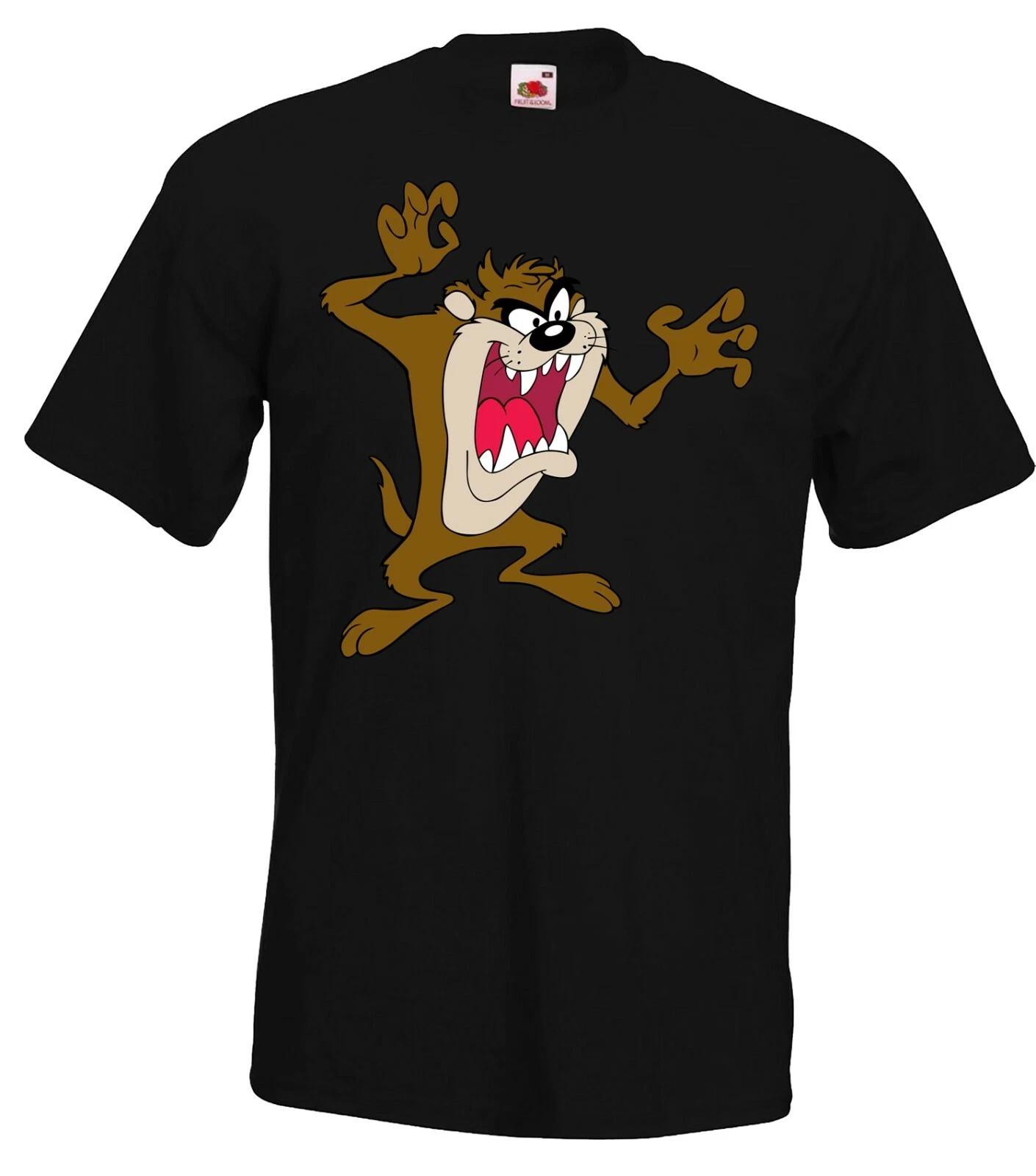 Youth Designz TAZ Mens T-Shirt Print Logo Cartoon Nerd Cartoon Bunny Bugs M