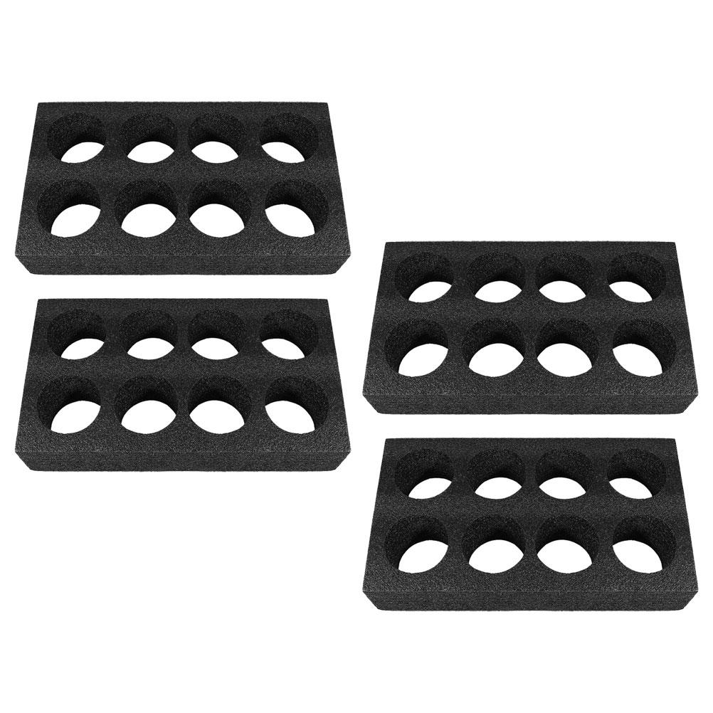 4 Pcs Milk Tea Cup Holder Foam Carrier Trays Beverage Packaging Drink For Delivery Epe Takeout