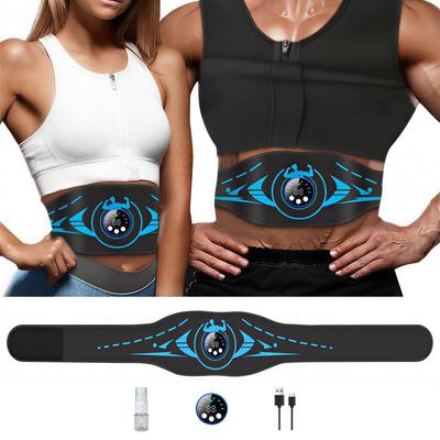 Toner Muscolare Intelligente Cintura Tonificante Addominale Allenatore Addominali Ricaricabile USB Massaggiatore Corporeo Attrezzatura per Allenamento Fitness Palestra Domestica