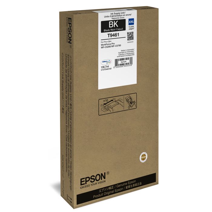 Cartouche D'encre EPSON T9461 - 136.7 Ml - Taille XXL - Noir
