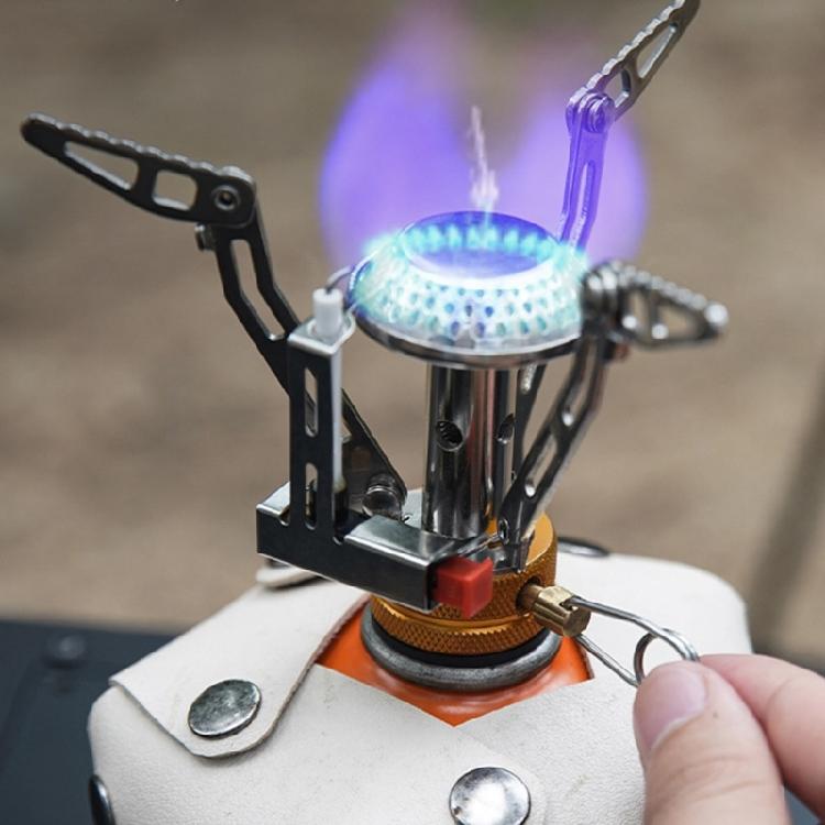 Camping Wild Gas Burners Portables Reactor Cooking Burners Regulable Control Valves for Outdoor Needs