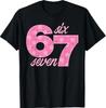 Six Seven 67 Meme Funny Meme 6 7 Costume T-Shirt