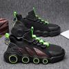 Fashion Men's Sports Shoes 2024 Spring New Breathable Socks Mouth Trendy Shoes Wind Fire Wheel Sole Casual Running Shoes for Men Sneaker