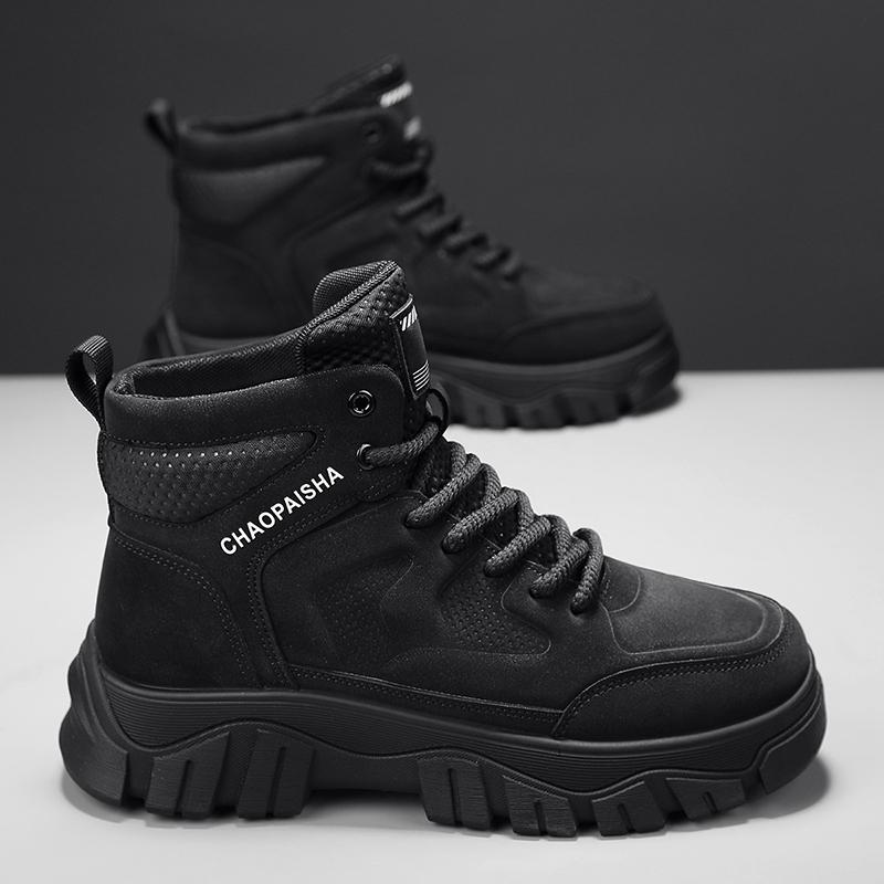 

Мода CYYTL Мужские Ботинки Ботильоны Повседневная Обувь Кожа Зима Ковбойские Боевые Тактические Мотоциклетные Челси Рабочие Уличные Для Пешего Туризма Дизайнерские Роскошные 44