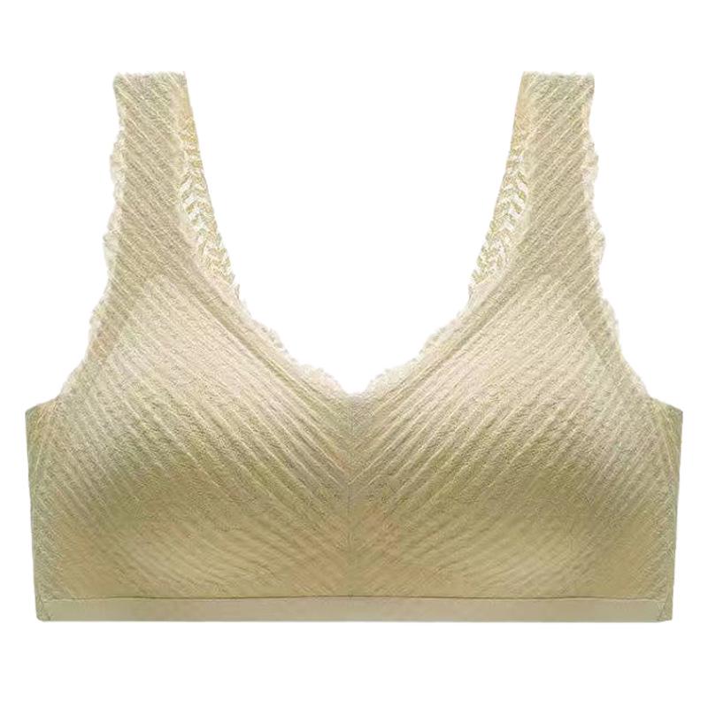 Seamless Lace Sports Bra: Sexy, One-Piece, Comfort Fit.