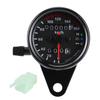   Motorcycle Odometer Speedometer Dual Reading Signal KMCelsiusH Black