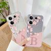 English Letter Flower Soft Clear Silicone Case For Redmi Note 13 Pro 13C 14C 14T Xiaomi 14 Poco C65 M6 Pro F6 Pro Camera Protective Shockproof Cover